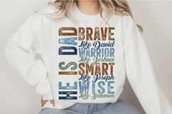 Bible Verse Father's Day Svg Design Product Image 2