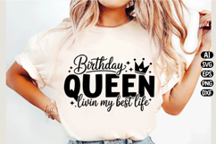 Birthday Queen Svg Svg Design Product Image 1