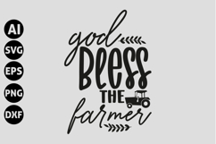 God Bless the Farmer Svg, Farmhouse Svg Product Image 1