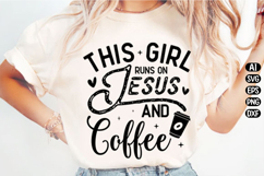 Jesus and Coffee Svg Design Product Image 1