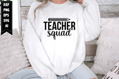 Teacher Squad Svg, Teacher Svg Designs Product Image 1