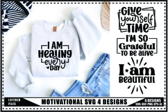 Motivation Svg 4 Designs, Self Love Motivation Svg Product Image 1