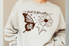 Just Breathe Svg Cut Files Creative Art Product Image 2