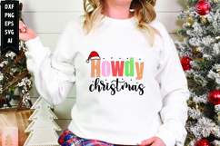 Howdy Christmas Svg, Christmas Svg, Xmas Svg Product Image 1