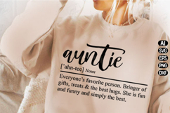 Auntie Definition Svg Design Product Image 1