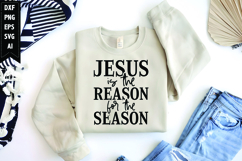 Jesus is the Reason for the Season Svg, Christian Svg, Product Image 1