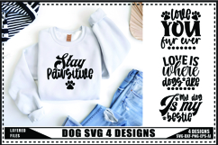 Dog Svg 4 Designs, Paw Prints Svg, Dog Lover Svg Product Image 1