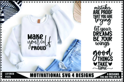 Motivation Svg 4 Designs, Self Love Motivation Svg Product Image 1