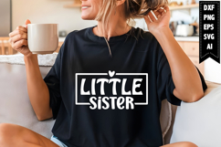 Little Sister Svg, Family Svg Designs Product Image 1