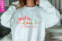 God is Love Svg, Motivation Svg Designs Product Image 1