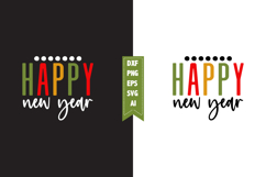 Happy New Year Svg Designs Product Image 1