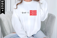 Heart Breaker Svg, Funny Valentine's Day Svg Designs Product Image 1