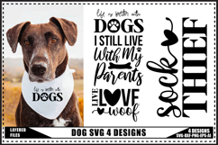 Dogs Svg 4 Designs, Dog Bandana Svg Designs Product Image 1