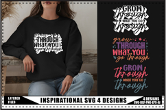 Inspirational Svg 4 Designs, Self Love Svg, Funny Quotes Svg Product Image 1
