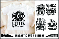 Sarcastic Svg 4 Designs, Funny quotes Sarcasm Svg Product Image 1
