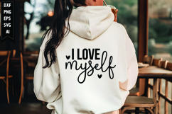 I love myself Svg, Motivation Svg Design Product Image 1