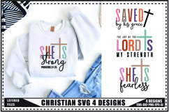 Christian SVG 4 Designs, Religious Svg, Jesus God Svg Product Image 1