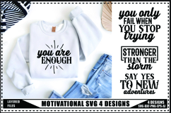 Motivation Svg 4 Designs, Self Love Motivation Svg Product Image 1