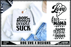 Dog Svg 4 Designs, Paw Prints Svg, Dog Lover Svg Product Image 1