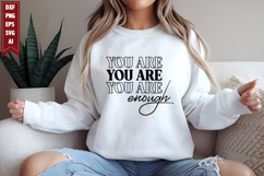 You Are Enough Svg, Motivation Svg Designs Product Image 1