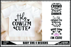 Funny Baby Svg 4 Designs, Newborn Svg Product Image 1