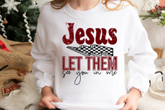 Jesus Let Them See You in Me Svg Cut Files Creative Art Product Image 1