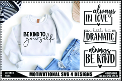 Motivation Svg 4 Designs, Self Love Motivation Svg Product Image 1