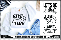 Motivation Svg 4 Designs, Self Love Motivation Svg Product Image 1