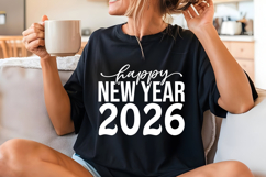 Happy New Year 2026 Svg, New Year Svg Designs Product Image 1