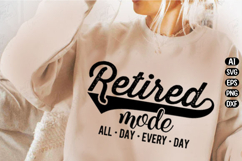 Retired Mode Retirement Svg Design Product Image 2