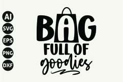 Born to Shop Svg, Funny Tote Bag Svg Product Image 2