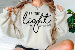 Be The Light Svg Png, Jesus Svg Design Product Image 2