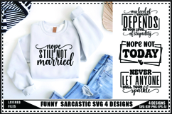 Sarcastic Svg 4 Designs, Funny Sarcasm Svg Product Image 1