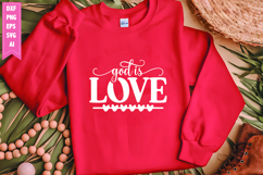 God is Love Svg, Motivation Svg Designs Product Image 1