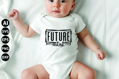 Future Artist Svg, Funny Baby Svg, Newborn Svg Product Image 1