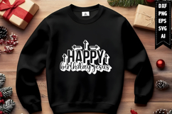 Happy Birthday Jesus Svg, Christmas Svg, Xmas Svg Product Image 1