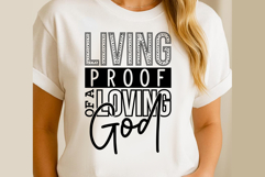 Living Proof Of A Loving God Svg Cut Files Creative Art Product Image 2