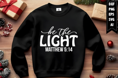 Be the Light Svg, Christmas Svg, Xmas Svg Product Image 1