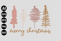 Boho Christmas SVG bundle, Funny Christmas Svg, Xmas Svg Product Image 2