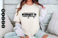 Mindset is Everything Svg, Motivational Svg Product Image 1