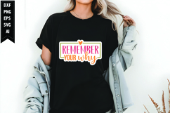 Remember Your Why Svg, Motivation Svg Design Product Image 1