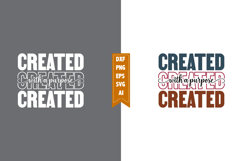Created with a Purpose Svg, Motivation Svg Designs Product Image 1