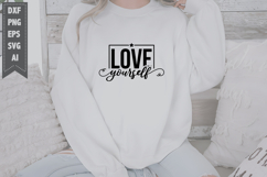 Love Yourself Svg, Motivation Svg Designs Product Image 1