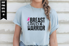 Breast Cancer Warrior Svg, Breast Cancer Svg Designs Product Image 1