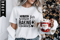 Tis The Season For Baking Cookies Svg, Christmas Svg Product Image 1