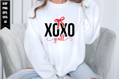 Xoxo Y'all Svg, Funny Valentine's Day Svg Designs Product Image 1