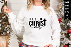 Hello Christmas Svg, Christmas Svg, Xmas Svg Product Image 1