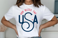 God Bless the USA Svg Cut Files Creative Art Product Image 2