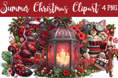 Summer Christmas Png Clipart Product Image 1