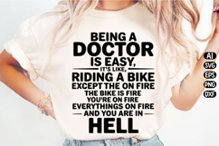 Being A Doctor Is Easy Svg Design Product Image 1